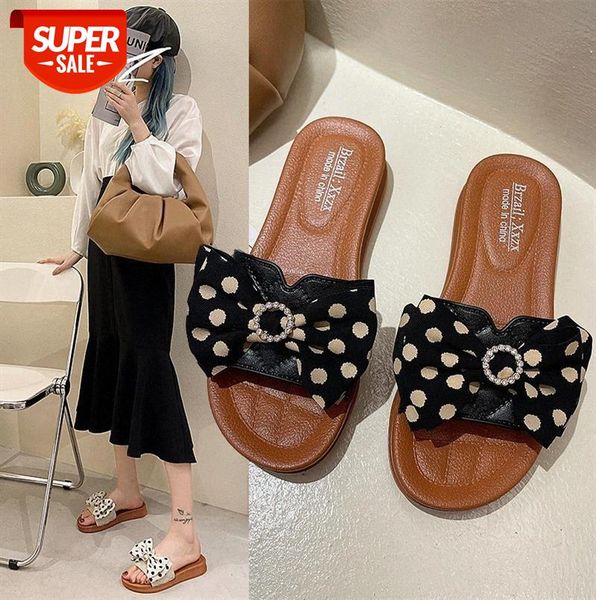slippers female outer wear fairy style bow sandals ins trendy flat shoes #f47p, Black
slippers female outer wear fairy style bow sandals ins trendy flat shoes #f47p, Black