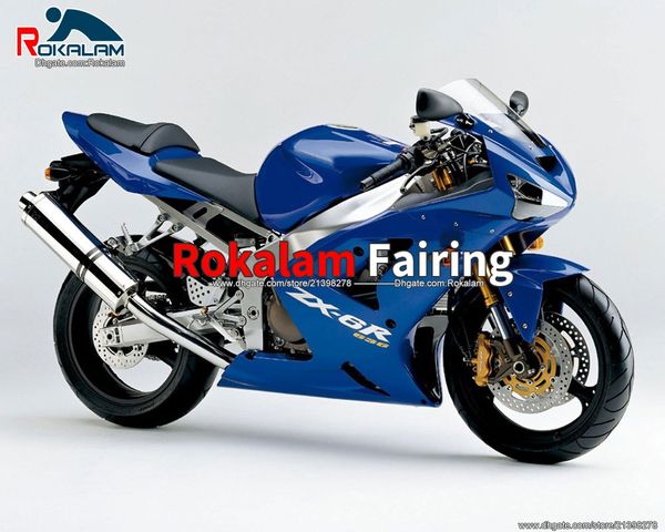 for kawasaki ninja zx6r zx-6r abs body blue fairings shell 03 04 2003 2004 zx 6r motorbike fairing body kit (injection molding)
for kawasaki ninja zx6r zx-6r abs body blue fairings shell 03 04 2003 2004 zx 6r motorbike fairing body kit (injection molding)