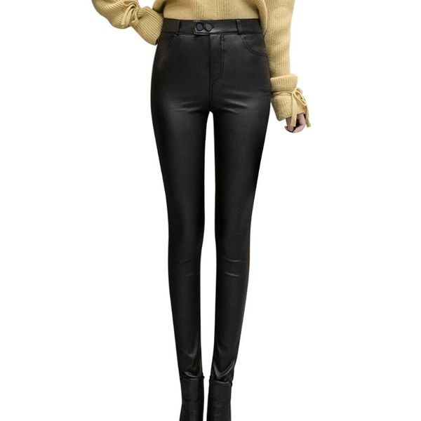 women's pants & capris plus size 2xl pu leather women elastic waist hip push up black female leggings jegging casual skinny pencil, Black;white
women's pants & capris plus size 2xl pu leather women elastic waist hip push up black female leggings jegging casual skinny pencil, Black;white