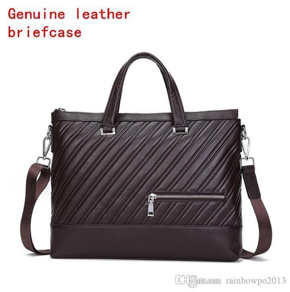 factory wholesale men bag fashion stripes mens handbag leather business briefcase trend cowhide embossing computer bags
factory wholesale men bag fashion stripes mens handbag leather business briefcase trend cowhide embossing computer bags