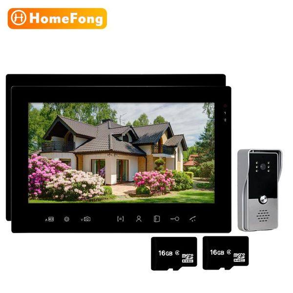 homefong wired vdeo door phone system visual intercom doorbell camera call panel with motion sensor 1000tvl for home 2 monitors video phones
homefong wired vdeo door phone system visual intercom doorbell camera call panel with motion sensor 1000tvl for home 2 monitors video phones