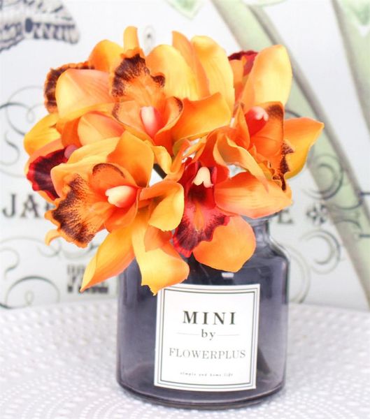 simulation 7heads cymbidium artificial flowers decoration wedding silk flower for home vase fake flores bouquet decorative & wreaths
simulation 7heads cymbidium artificial flowers decoration wedding silk flower for home vase fake flores bouquet decorative & wreaths