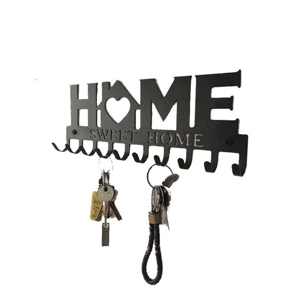 hooks & rails key holder for wall mount sweet home house decorative 10 hook metal hanger decor g2
hooks & rails key holder for wall mount sweet home house decorative 10 hook metal hanger decor g2