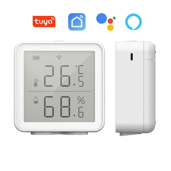 smart home control wifi temperature sensor digital lcd room thermometer hygrometer humidity remote for alexa life tuya
smart home control wifi temperature sensor digital lcd room thermometer hygrometer humidity remote for alexa life tuya