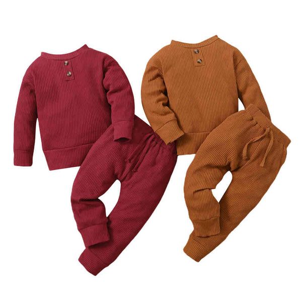 kids spring tracksuit, solid color ribbed henley-neck long sleeves t-shirt + tied waist pants for little girls, boys, 1-5 years g220217, White
kids spring tracksuit, solid color ribbed henley-neck long sleeves t-shirt + tied waist pants for little girls, boys, 1-5 years g220217, White