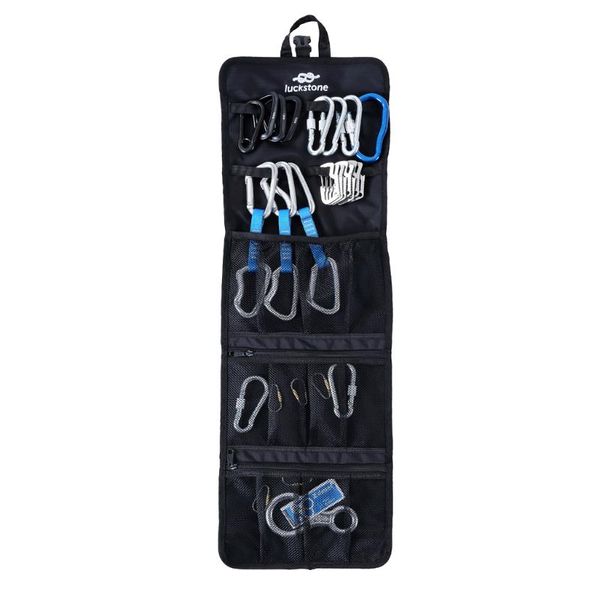 professional rock climbing carabiner gear equipment organizer pack hand bag cords, slings and webbing
professional rock climbing carabiner gear equipment organizer pack hand bag cords, slings and webbing