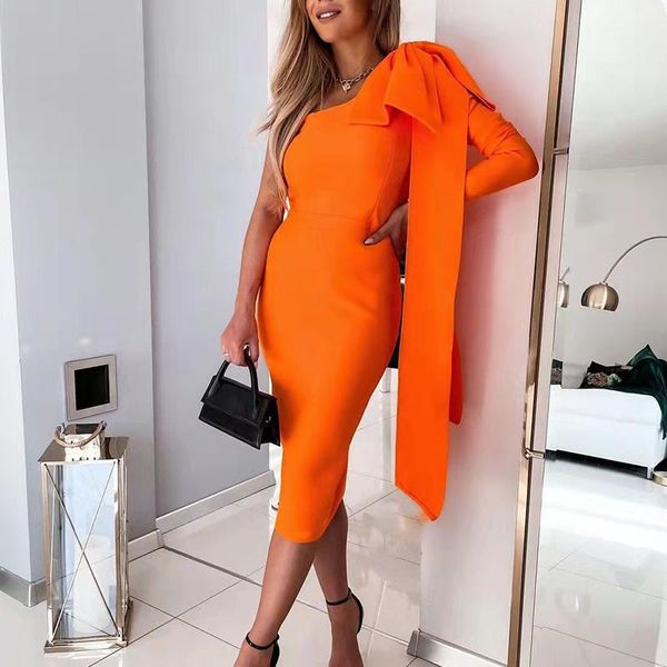 casual dresses elegant one shoulder sleeve backless zipper slim party dress fashion vintage chic midi for women solid bodycon, Black;gray
casual dresses elegant one shoulder sleeve backless zipper slim party dress fashion vintage chic midi for women solid bodycon, Black;gray