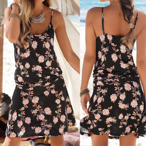 women casual bohemia dresses dress sleeveless printed maxi party beach spagetti strap sundress robe longuemodis 25, Black;gray
women casual bohemia dresses dress sleeveless printed maxi party beach spagetti strap sundress robe longuemodis 25, Black;gray