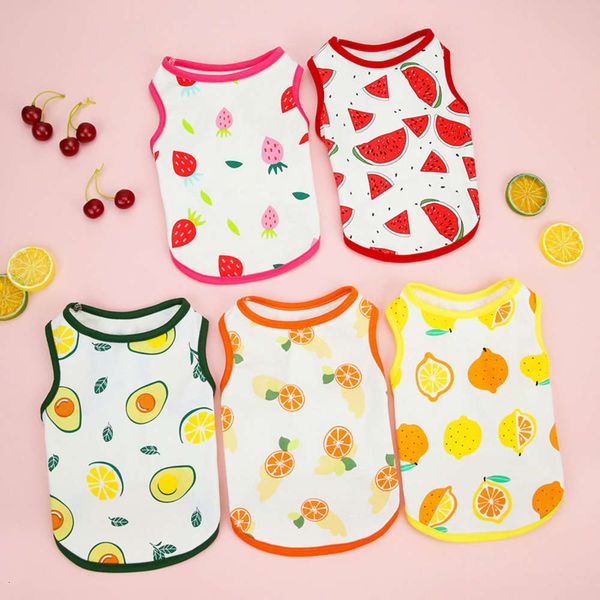 the dog clothes pet dog cat teddy clothing spring and summer shaving sunscreen hair fruit vest
the dog clothes pet dog cat teddy clothing spring and summer shaving sunscreen hair fruit vest