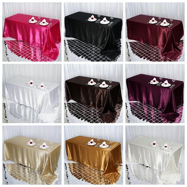 table cloth 220*325cm red satin rectangle tablecloth cover for wedding event el decoration
table cloth 220*325cm red satin rectangle tablecloth cover for wedding event el decoration