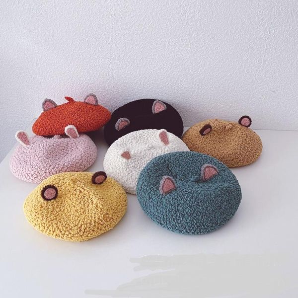 caps & hats autumn winter girls cute cartoon ear knitted bare4-10 years kids warm adjustable casual beret cap, Yellow
caps & hats autumn winter girls cute cartoon ear knitted bare4-10 years kids warm adjustable casual beret cap, Yellow