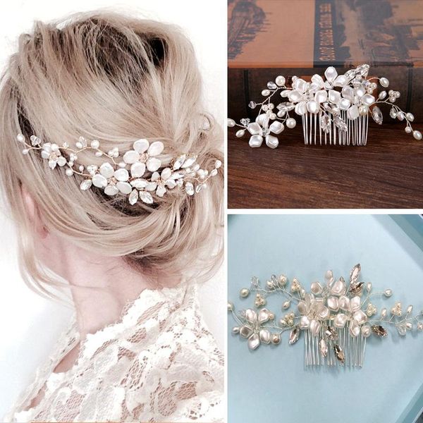 hair clips & barrettes handmade pearl comb for bride white flower copper wire headdress bridesmaid wedding prom hairband accessories, Golden;silver
hair clips & barrettes handmade pearl comb for bride white flower copper wire headdress bridesmaid wedding prom hairband accessories, Golden;silver