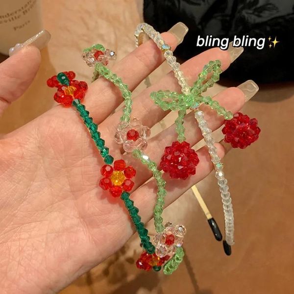 hair accessories women girls bling crystal hairbands cute sweet cherry flower ladies hoop headbands female headwear fashion, Slivery;white
hair accessories women girls bling crystal hairbands cute sweet cherry flower ladies hoop headbands female headwear fashion, Slivery;white