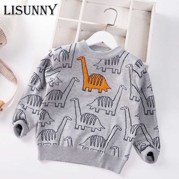 boys sweater 2021 autumn winter baby jumper cartoon dinosaur knitted coat children sweater toddler pullover kids clothes 1-7y y1024, Blue
boys sweater 2021 autumn winter baby jumper cartoon dinosaur knitted coat children sweater toddler pullover kids clothes 1-7y y1024, Blue