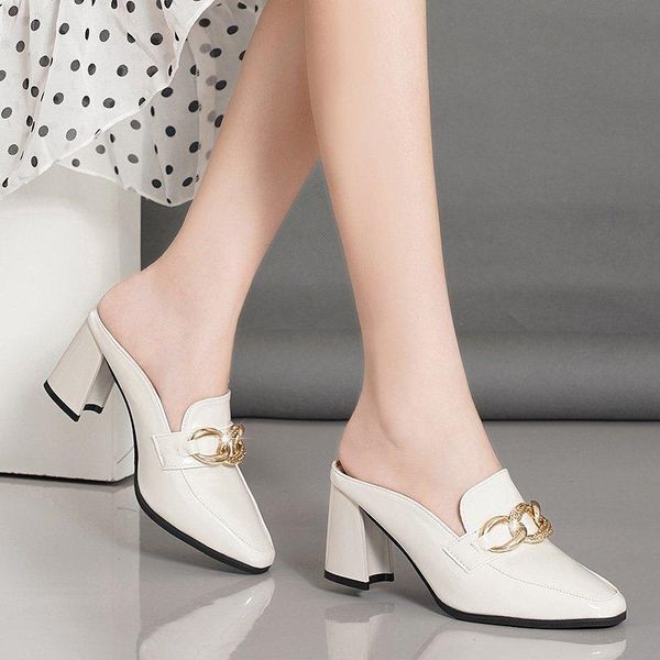 slippers female shoes cover toe womens outdoor slides high heeled mules fashion 2021 soft flat luxury pu rubber buckle, Black
slippers female shoes cover toe womens outdoor slides high heeled mules fashion 2021 soft flat luxury pu rubber buckle, Black
