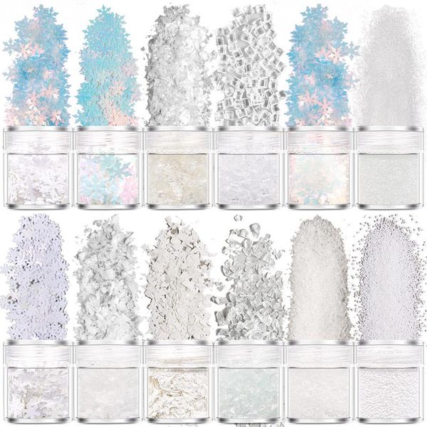 nail glitter 3d christmas art decoration stickers sparkly gold white colorful geometry snowflake winter slider foils tool, Silver;gold
nail glitter 3d christmas art decoration stickers sparkly gold white colorful geometry snowflake winter slider foils tool, Silver;gold