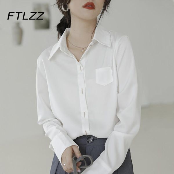 women office blouse fashion spring autumn long sleeve button up satin white shirts ladies korean casual clothes women's blouses &
women office blouse fashion spring autumn long sleeve button up satin white shirts ladies korean casual clothes women's blouses &
