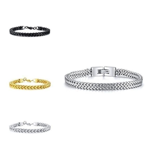 link, chain trendy bracelet men's fashion metal bolt accessories party jewelry, Black
link, chain trendy bracelet men's fashion metal bolt accessories party jewelry, Black