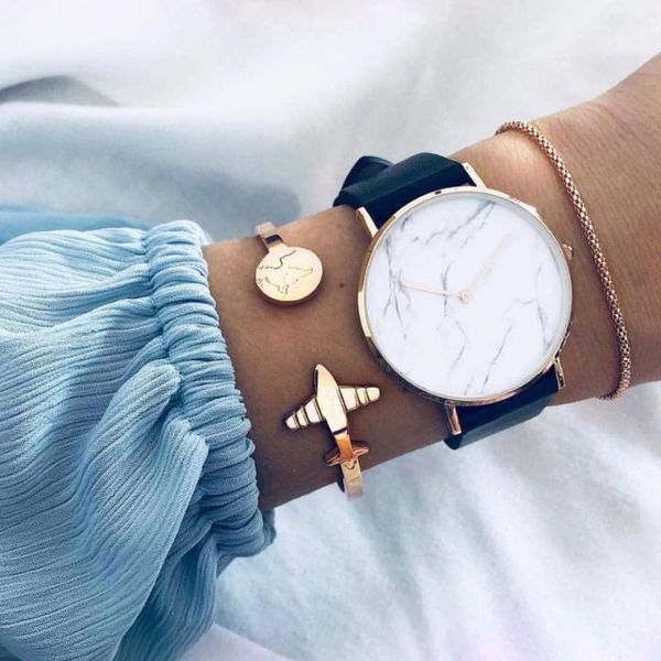 link, chain female bracelets bohemian aircraft map open adjustable gold bracelet set charm birthday party jewelry accessories gift, Black
link, chain female bracelets bohemian aircraft map open adjustable gold bracelet set charm birthday party jewelry accessories gift, Black