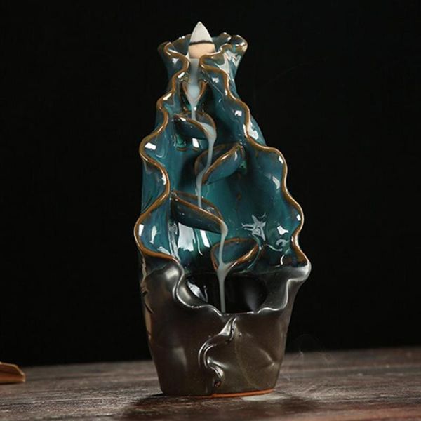 fragrance lamps s irregular mountain waterfall backflow ceramic incense burner holder home decor
fragrance lamps s irregular mountain waterfall backflow ceramic incense burner holder home decor