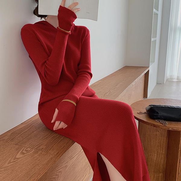 casual dresses 2021 autumn winter sweater dress women fashion knitted pullovers sweaters long sleeve, Black;gray
casual dresses 2021 autumn winter sweater dress women fashion knitted pullovers sweaters long sleeve, Black;gray