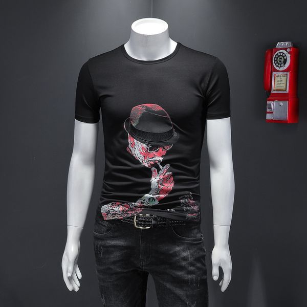 fashion t shirts long term men's short sleeve mercerized cotton round neck 2021 summer old man figure printed trendy, White;black
fashion t shirts long term men's short sleeve mercerized cotton round neck 2021 summer old man figure printed trendy, White;black