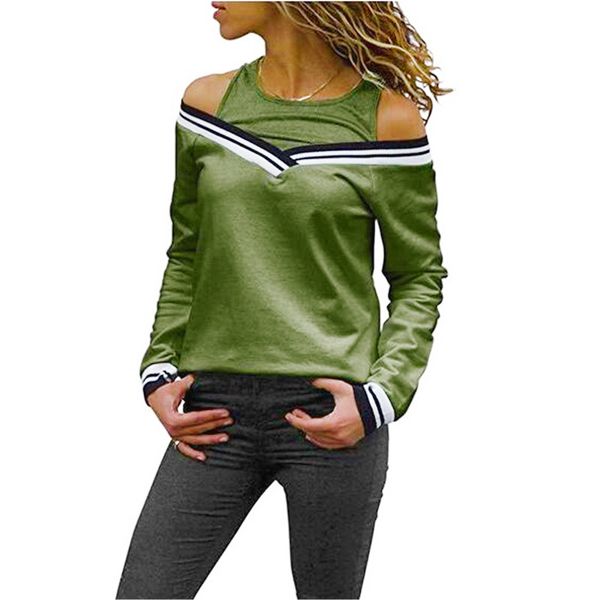 fake 2 pcs women t-shirt long sleeve t-shirts off shoulder slim striped casual o-neck hollow tees, White
fake 2 pcs women t-shirt long sleeve t-shirts off shoulder slim striped casual o-neck hollow tees, White