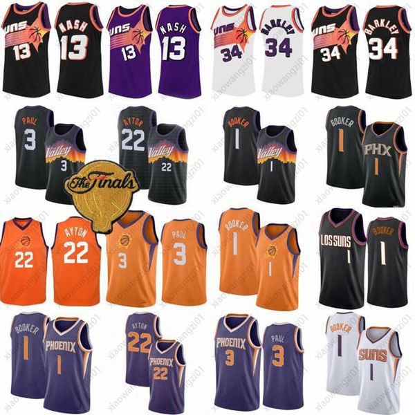the finals devin 1 booker chris 3 paul deandre 22 ayton basketball jerseys phoenixs steve 13 nash charles 34 barkley sun jersey jae 99 crowd, Black;red
the finals devin 1 booker chris 3 paul deandre 22 ayton basketball jerseys phoenixs steve 13 nash charles 34 barkley sun jersey jae 99 crowd, Black;red