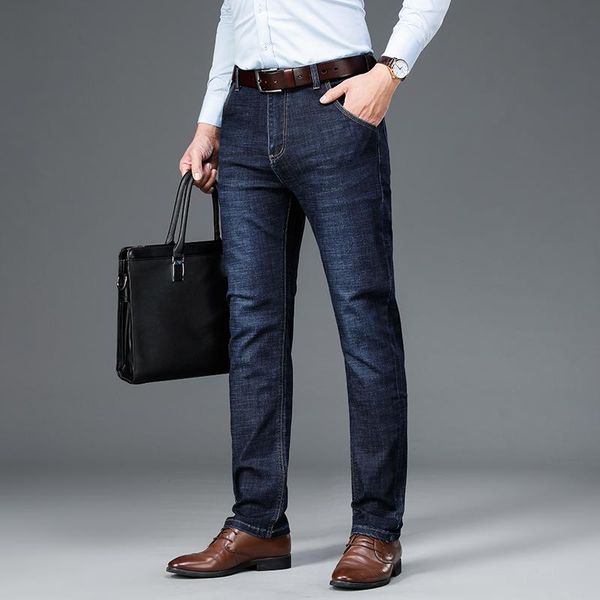 men's jeans classic relaxed fit flex jean 2021 spring autumn four seasons high waist business casual black blue denim trousers
men's jeans classic relaxed fit flex jean 2021 spring autumn four seasons high waist business casual black blue denim trousers