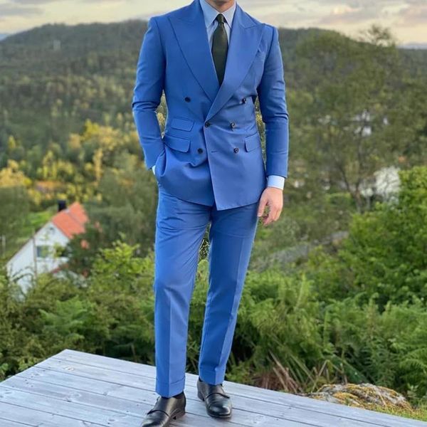 men's suits & blazers royal blue 2 pieces men double breasted jacket with pants slim fit wedding groom wear office solid smoking busine, White;black
men's suits & blazers royal blue 2 pieces men double breasted jacket with pants slim fit wedding groom wear office solid smoking busine, White;black
