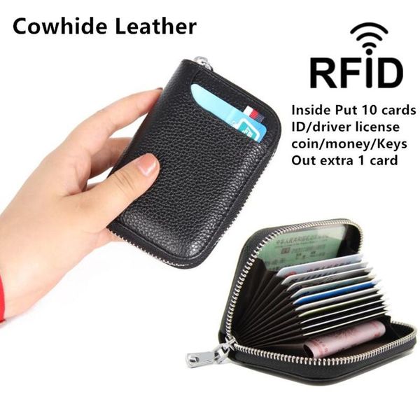 card holders genuine leather rfid organ holder wallet cowhide coin purse women men zipper driver id organizer small clutch bag, Brown;gray
card holders genuine leather rfid organ holder wallet cowhide coin purse women men zipper driver id organizer small clutch bag, Brown;gray