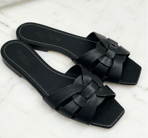 brand designer fashion women slippers luxury ladies slides summer shoes pu leather narrow band peep toe flat sandals female, Black
brand designer fashion women slippers luxury ladies slides summer shoes pu leather narrow band peep toe flat sandals female, Black
