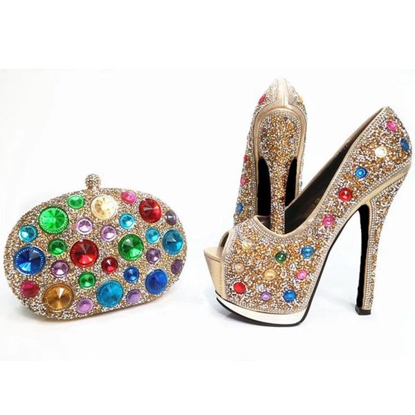 yellow ladies matching shoe and bag set decorated with rhinestone italian shoes italy dress, Black 
yellow ladies matching shoe and bag set decorated with rhinestone italian shoes italy dress, Black