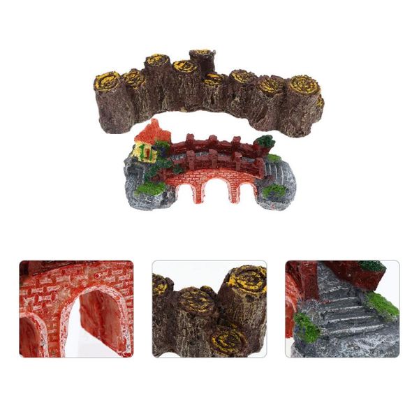 2pcs aquarium fish bridge and tree stump ornament tank landscaping decor decorations
2pcs aquarium fish bridge and tree stump ornament tank landscaping decor decorations