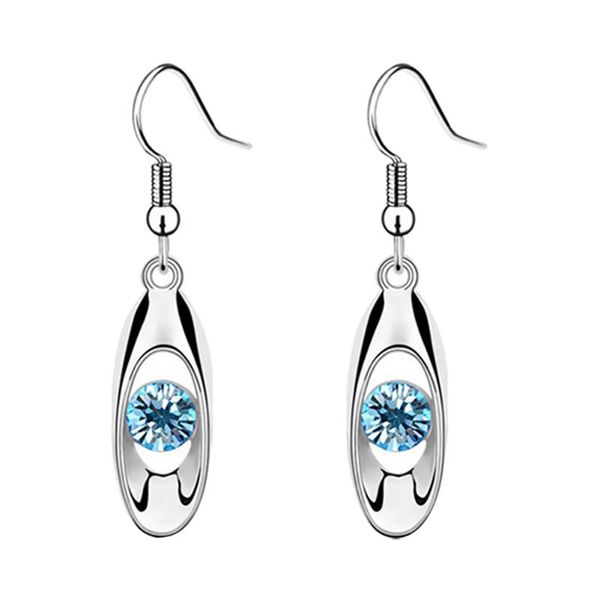 dangle & chandelier 1 pair blue fashion crystal drop earrings for women jewelry sea color oval earring pendientes accessories, Silver
dangle & chandelier 1 pair blue fashion crystal drop earrings for women jewelry sea color oval earring pendientes accessories, Silver