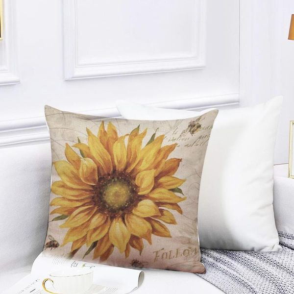 cushion/decorative pillow sunflower plants covers pastoral pattern decorative cushions pillowcase cushion cover throw sofa decoration
cushion/decorative pillow sunflower plants covers pastoral pattern decorative cushions pillowcase cushion cover throw sofa decoration