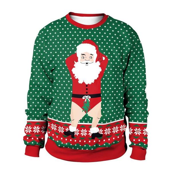 men's sweaters ugly christmas sweater funny santa xmas men women autumn crew neck holiday party sweatshirt jumpers, White;black
men's sweaters ugly christmas sweater funny santa xmas men women autumn crew neck holiday party sweatshirt jumpers, White;black