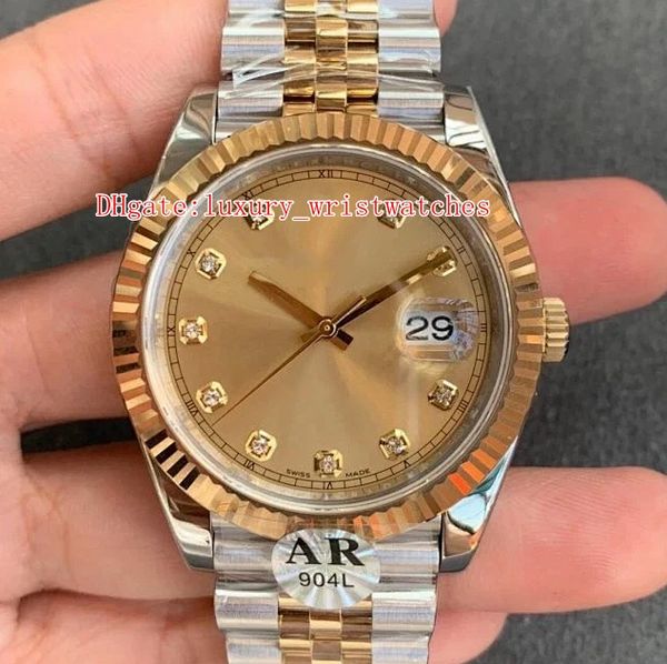 arf watches men wristwatches m126333-0012 126333 41mm eta 3235 movement diamond dial jubilee bracelet 18k gold & steel automatic mechanical, Slivery;brown
arf watches men wristwatches m126333-0012 126333 41mm eta 3235 movement diamond dial jubilee bracelet 18k gold & steel automatic mechanical, Slivery;brown