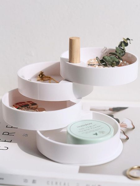 storage boxes & bins organizer round jewelry box simple rotary reception makeup plastic drawers container trinket
storage boxes & bins organizer round jewelry box simple rotary reception makeup plastic drawers container trinket
