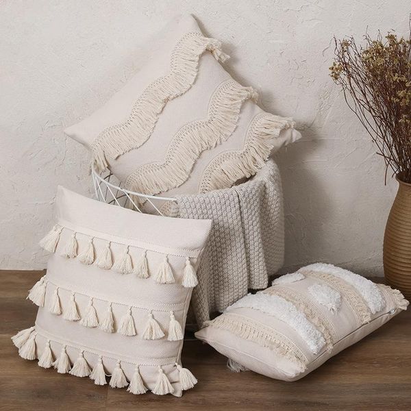 cushion/decorative pillow cushion cover fringed tufted pillowcase nordic bohemian housse de coussin sofa cases cojines decorativos
cushion/decorative pillow cushion cover fringed tufted pillowcase nordic bohemian housse de coussin sofa cases cojines decorativos