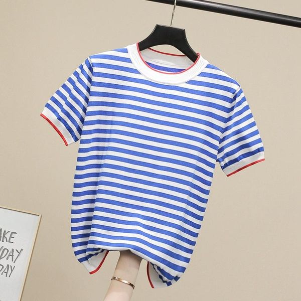 women's sweaters striped women knitted sweater short sleeve patchwork pullover preppy style thin 2021 spring summer arrival, White;black
women's sweaters striped women knitted sweater short sleeve patchwork pullover preppy style thin 2021 spring summer arrival, White;black