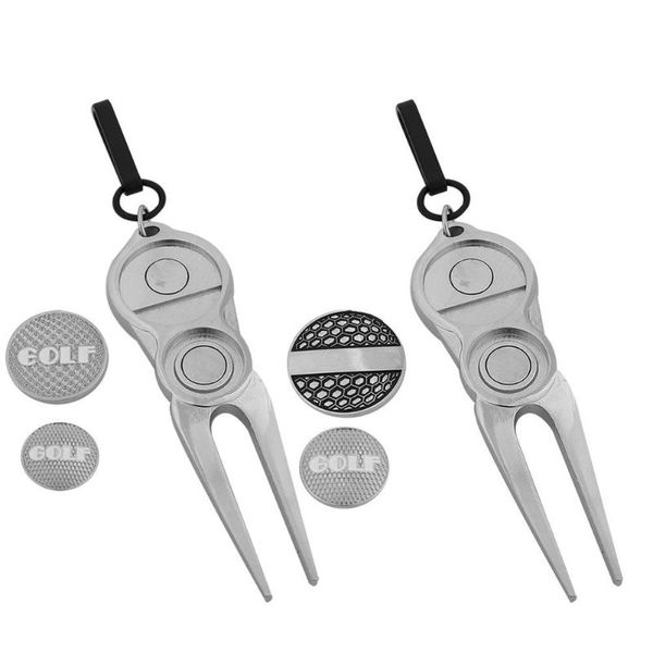 golf training aids portable divot tool repair putting green fork with anti-skid ball marker 96x30x8mm
golf training aids portable divot tool repair putting green fork with anti-skid ball marker 96x30x8mm