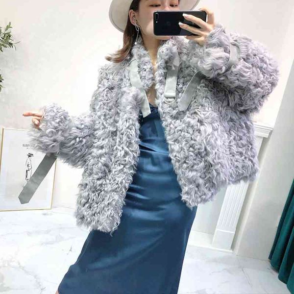 leather sellers women natural winter fashion real lamb jackets female long-sleeved warm fur coat, Black
leather sellers women natural winter fashion real lamb jackets female long-sleeved warm fur coat, Black