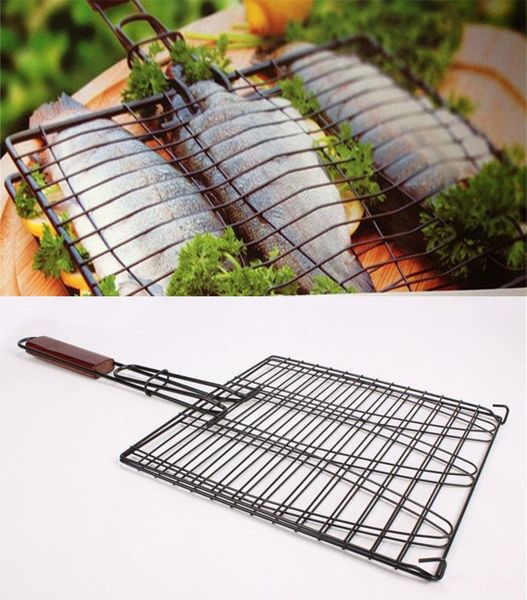 tools & accessories fish grill net irongrill diy non-stick triple grilling basket wood handle outdoor bbq rack barbecue tool
tools & accessories fish grill net irongrill diy non-stick triple grilling basket wood handle outdoor bbq rack barbecue tool