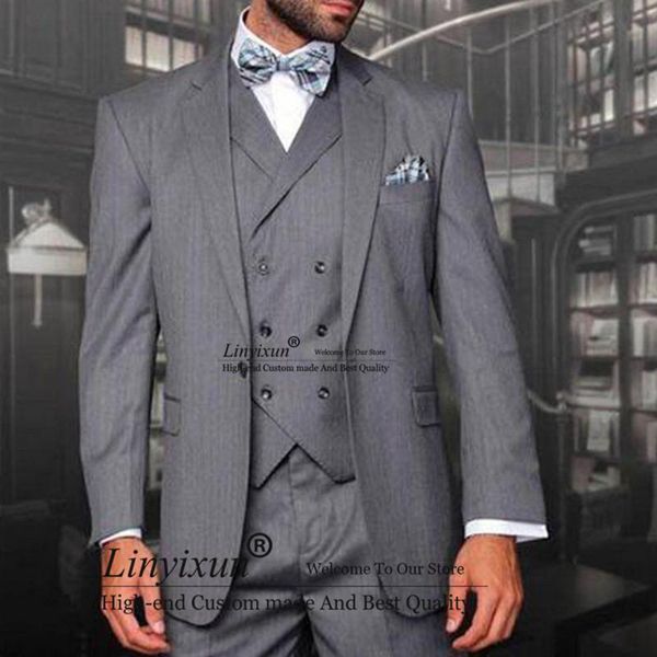 men's suits & blazers gray business men formal style notched lapel 3 piece wedding groom tuxedos ( jacket + pants vest ) male clothes, White;black
men's suits & blazers gray business men formal style notched lapel 3 piece wedding groom tuxedos ( jacket + pants vest ) male clothes, White;black