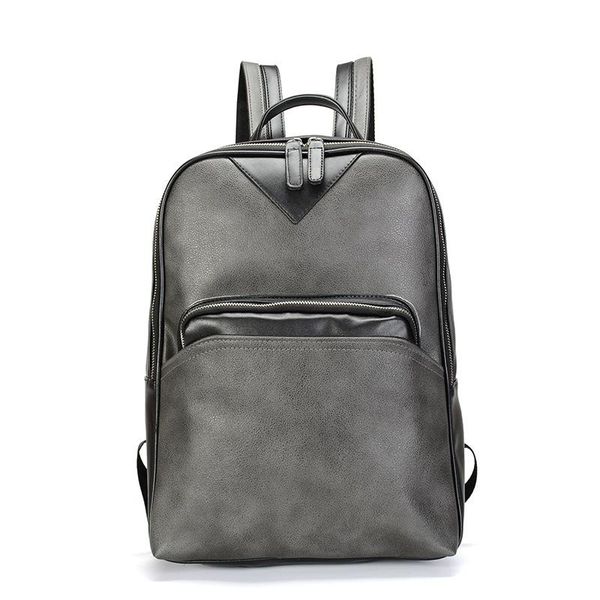 backpack fashion men's waterproof pu leather travel bag male large capacity student casual
backpack fashion men's waterproof pu leather travel bag male large capacity student casual