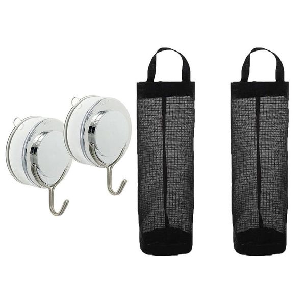 hooks & rails 2pcs vacuum stainless steel suction cup with plastic bag holder mesh hanging dispensers storage
hooks & rails 2pcs vacuum stainless steel suction cup with plastic bag holder mesh hanging dispensers storage