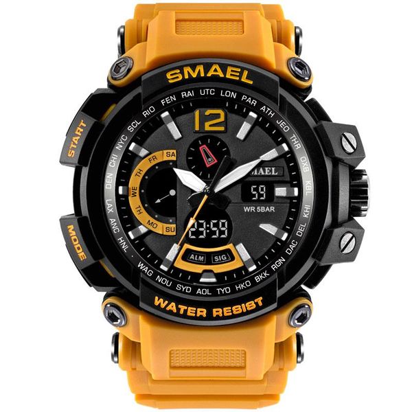 wristwatches smael sports swim running men's digital watches for men waterproof satch man sport watch male dual time clock reloj hombre, Slivery;brown
wristwatches smael sports swim running men's digital watches for men waterproof satch man sport watch male dual time clock reloj hombre, Slivery;brown