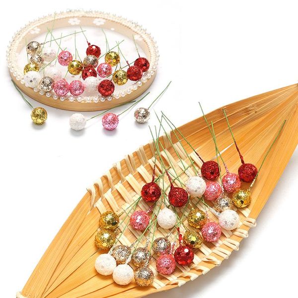 50pcs glitter fruit stamens cherry artificial flower small red berries beads for wedding diy wreath gift box decoration decorative flowers &
50pcs glitter fruit stamens cherry artificial flower small red berries beads for wedding diy wreath gift box decoration decorative flowers &