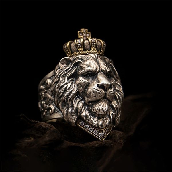 love ring men's retro party creative domineering lion king crown punk hip hop jewelry birthday boy exquisite fashion wholesale, Slivery;golden
love ring men's retro party creative domineering lion king crown punk hip hop jewelry birthday boy exquisite fashion wholesale, Slivery;golden